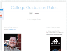Tablet Screenshot of collegegraduationrates.net